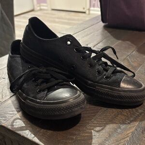 Converse Black Canvas Sneakers